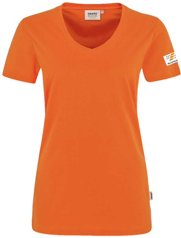 HAKRO Mikralinar® V-Shirt Damen 181 medlog